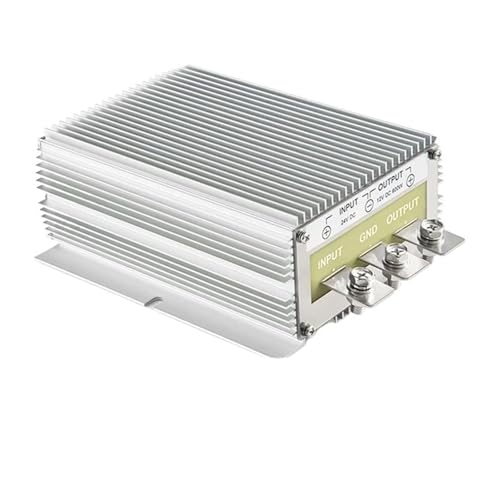 HTEJFUXQE 48VDC to 12VDC 5A 10A 20A 30A 40A 50A 60A Cart Voltage Reducer DC DC Step Down Converter (36V 48V to 12V 50A) von HTEJFUXQE