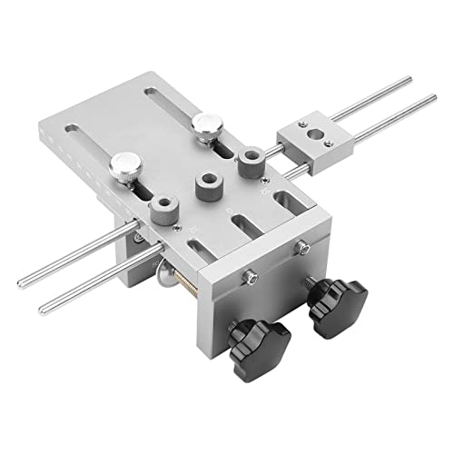 HUAHAIZY Dübellehren-Set, selbstzentrierende Bohrführung, Lochbohrsucher, 3-in-1-Position für die Holzbearbeitung, DIY-Möbelreparatur, 6/8/10/15 mm von HUAHAIZY