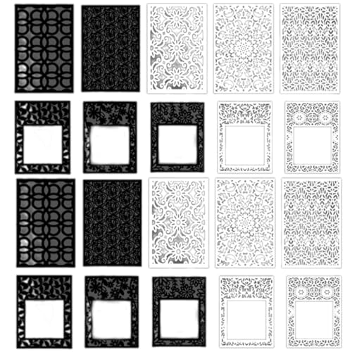 20 Blatt Vintage Aesthetic Scrapbooking Papier Dekoratives Hintergrundpapier für Scrapbooking Planer Journal Fotorahmen von HUAJINGKEJI