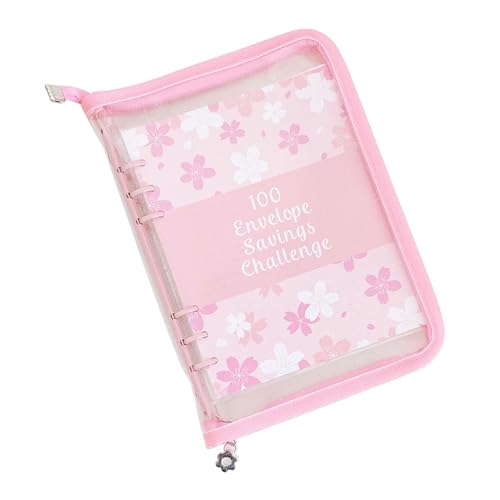 Budget Binder Planer Set mit Geldumschlägen und Zahlenaufklebern 6-Ringe Budget Binder Planer Journal für Budgetierung von HUAJINGKEJI