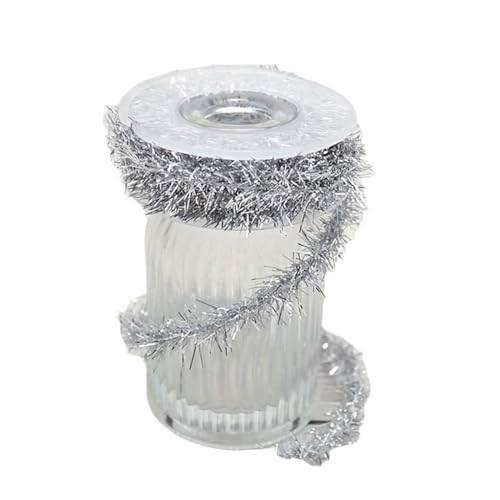 HUAJINGKEJI Draht-Girlanden, Lametta, zum Aufhängen, Rattan, Baumschmuck, Hochzeit, Party, buntes Band für Bastelarbeiten, Schleifen, Verpacken von HUAJINGKEJI