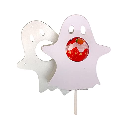 HUAJINGKEJI Halloween Lutscher-Halter, Stanzformen, handgefertigt, Schablonenform, Prägemuster für Kinder und Erwachsene von HUAJINGKEJI