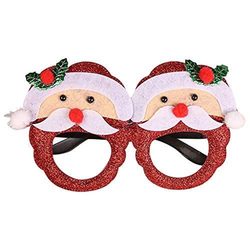 HUAJINGKEJI Weihnachtsparty Fancy Brillenrahmen Weihnachtsdekoration Kostüm Brille Happy New Year Feier von HUAJINGKEJI