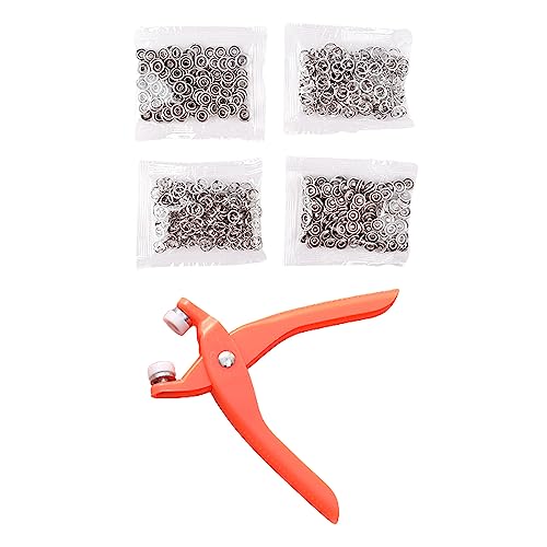 Heavy Duty Grommet Eyelet Pliers Set With Silver Grommets Multifunctional Grommet Tool Eyelet Hole Pliers Eyelet Hole Pliers Practical Grommet Eyelet Plier Set For Clothes von HUANGENG