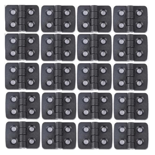 HUANGSHIJUNOUS 10 stücke Türscharniere Nylon Kunststoff Butt Fensterscharniere for Elektrische Box Schrank Industrielle Box Lager Scharnier Binder Home Hardware(20pcs) von HUANGSHIJUNOUS