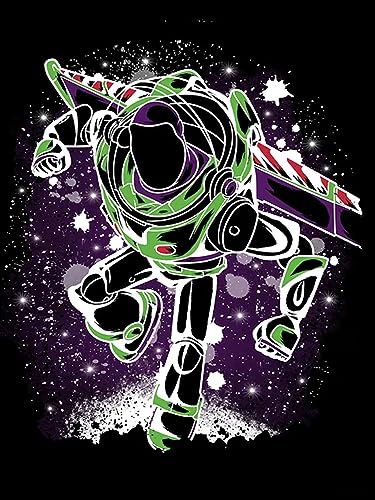 HUANNY DIY Diamond Art Buzz Lightyear Diamond Painting, 5D Full Drill Cross Stitch Embroidery kit for Beginners von HUANNY