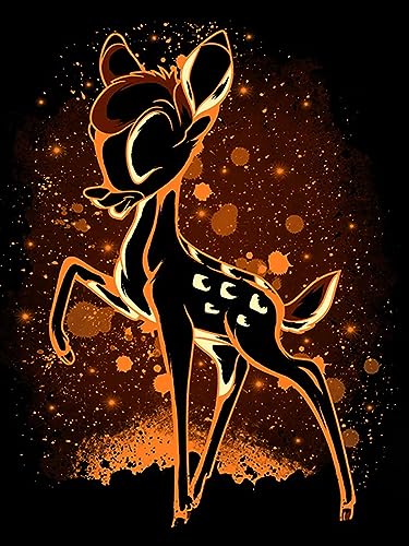 HUANNY DIY Diamond Painting Bambi Diamond Art Kits, 5D Full Drill Cross Stitch Embroidery kits von HUANNY