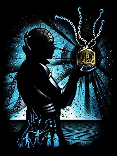 HUANNY DIY Diamond Painting Pinhead Diamond Art Hellraiser, 5D Full Drill Cross Stitch Embroidery kit, Funny von HUANNY