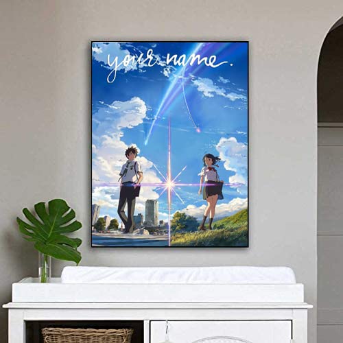 HUASHUZI 5D Diamond Painting Your Name Anime Diamant Painting Set Full 30x40cm Bilder Diamant malerei Poster Erwachsene kreuzstich Kits von HUASHUZI