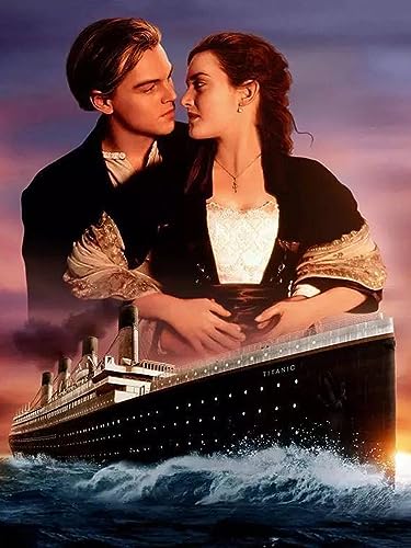 HUASHUZI 5d diamond painting titanic bilder diamant painting set full 30x40cm diamant malerei movie film poster erwachsene kreuzstich kits von HUASHUZI