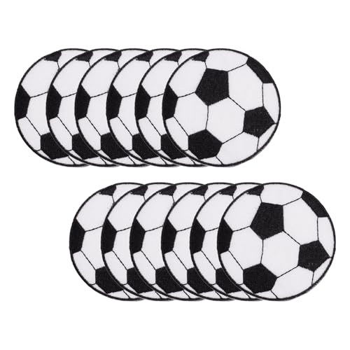 HUATEEN Bügeln Flicken,12 Stück Fußball Bügelflicken Aufnäher zum Patches Aufbügeln mit Bügelbilder Flicken zum Bestickte Aufnähen Für Kinder Kleidung Ballaufnäher Jeans HUATEEN Bügeln Flicken,12 Stück Fußball Bügelflicken Aufnäher zum Patches Aufbügeln mit Bügelbilder Flicken zum Bestickte Aufnähen Für Kinder Kleidung Ballaufnäher Jeans von HUATEEN