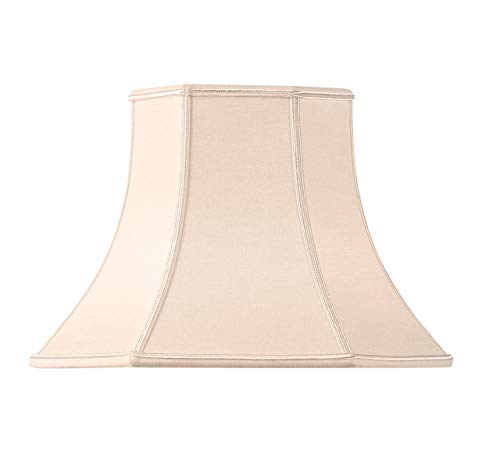 Lampenschirm Form Pagode, 30 x 15 x 22 cm, Beige/Rosa von HUGUES RAMBERT