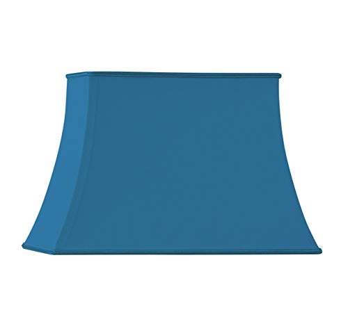 Lampenschirm in Form eines Pagode, rechteckig, 30 x 20 x 12/22 cm, Hellblau Lampenschirm in Form eines Pagode, rechteckig, 30 x 20 x 12/22 cm, Hellblau von HUGUES RAMBERT