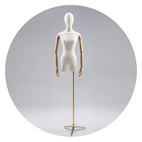 HUIBBGO Weibliche Frauen Halbkörper Schneiderpuppe Puppe 150-200cm Höhe Verstellbar Kleidung Modell Display Stand Für Schaufenster 2 Stil von HUIBBGO