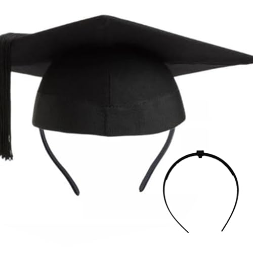 Grad Huteinsatz – Grad Cap Band, Grad Cap Band sichert Ihre Abschlusskappe, Abschlusshut Stabilisator Stirnbänder Junggesellenhut Halter, Multifunktionaler Abschluss Hut Einsatz Kreise für Frauen von HUNJHYC