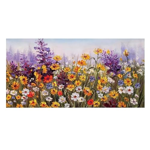 Bild Gross Wohnzimmer Wohnzimmer Bilder Groß Bild Auf Leinwand Blumen Bäume Ölgemälde auf Leinwand Wand Kunst Poster und Drucke Wand Bilder für Wohnzimmer Schlafzimmer Nordic Wohnkultur von HUNNY