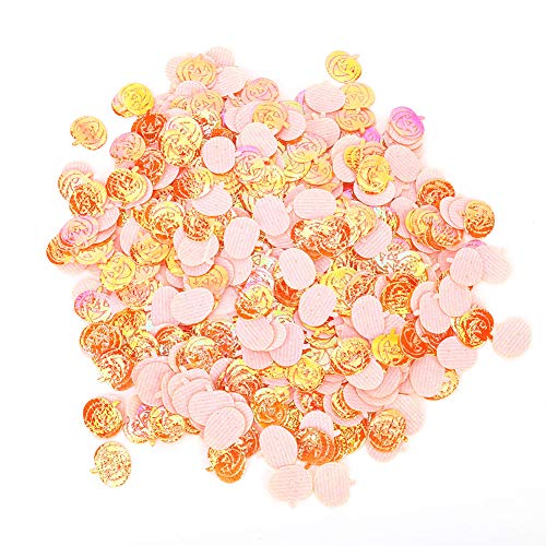 HUONIU 500 Pcs Halloween Confetti Glitter Confetti Sprinkles Bulk Bat Spider Pumpkin Sequins Halloween Prank Props Small Size Funny Halloween Decoration for Halloween Party Supplie (0.66) von HUONIU