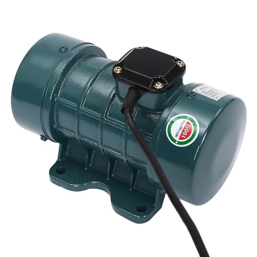 HUSPOO 250W Elektrischer Vibrationsmotor, 220V/50Hz Beton-vibrationsmotor für Rütteltisch, 2840RPM Robuster Kupferdraht Motor für Bergbau, Metallurgie, Kohle, Elektrizität, Bau, Chemie (Dunkelgrün) von HUSPOO