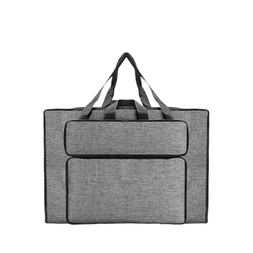 HUWOYG Künstler-Zeichenbrett Tasche 8K/4K wasserdichte Zeichentasche aus Nylon, einfache Malbretttasche, Künstler, Studenten, Skizzierwerkzeuge, Kunstset, Kunstbedarf Für Poster Skizzieren(8K-Grey) von HUWOYG