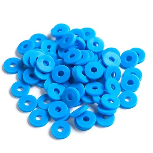 1000 Stück 6 mm Polymer-Tonperlen, weiche Keramik, lose Abstandshalter, für Armbänder, Ohrringe, Halsketten, Bastelarbeiten für die Herstellung von DIY-Schmuck, 14–6 mm von HUYTUY