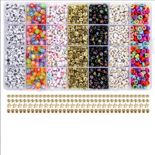 14400/4200/2400 Stück verschiedene Polymer-Tonperlen-Set zur DIY-Schmuckherstellung – handgefertigtes Handwerk für Armbänder, Halsketten, Ohrringe – H2600-Set von HUYTUY