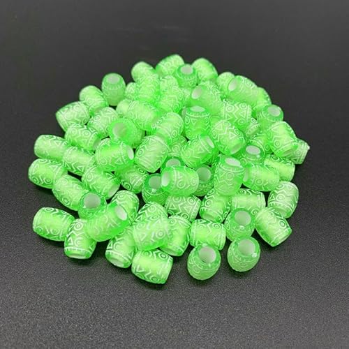 50 Stück 9 x 6 mm DIY Armband Zubehör Kinder Handarbeitsabteilung 11 Farben runde Form Acryl Zuckerperlen Schmuckzubehör-04 von HUYTUY