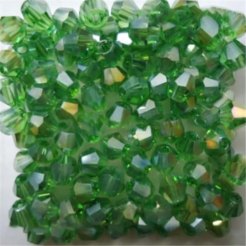 Sale: U Pick Color 3,0 mm 4,0 mm 6 mm 8 mm Bicone Austria Kristallperle Charm Glasperle Lose Abstandsperle für DIY Schmuckherstellung-Dunkelgrün ab-3,0 mm 100 Stück pro Beutel von HUYTUY