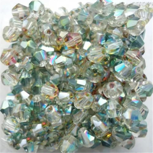 Sale: U Pick Color 3,0 mm 4,0 mm 6 mm 8 mm Bicone Austria Kristallperle Charm Glasperle Lose Abstandsperle für DIY Schmuckherstellung-Rosarot-3,0 mm 100 Stück pro Beutel von HUYTUY