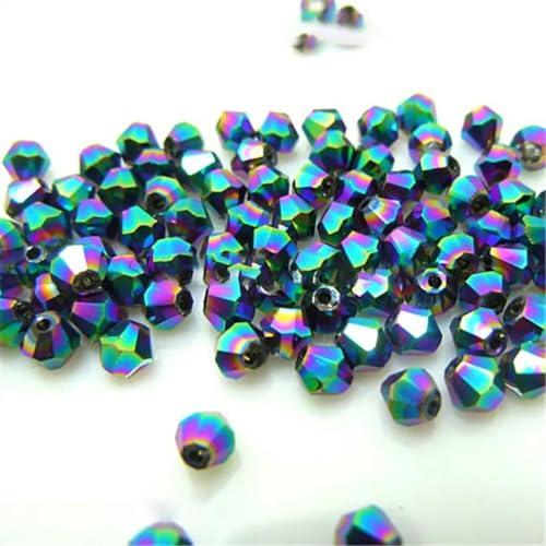 Sale: U Pick Color 3,0 mm 4,0 mm 6 mm 8 mm Bicone Austria Kristallperle Charm Glasperle Lose Abstandsperle für DIY Schmuckherstellung-mehrfarbig-8 mm 38 Stück pro Beutel von HUYTUY