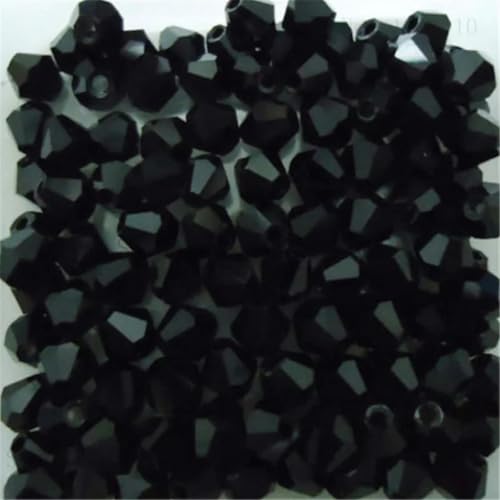 Sale: U Pick Color 3,0 mm 4,0 mm 6 mm 8 mm Bicone Austria Kristallperle Charm Glasperle Lose Abstandsperle für DIY Schmuckherstellung-schwarz-8 mm 38 Stück pro Beutel von HUYTUY