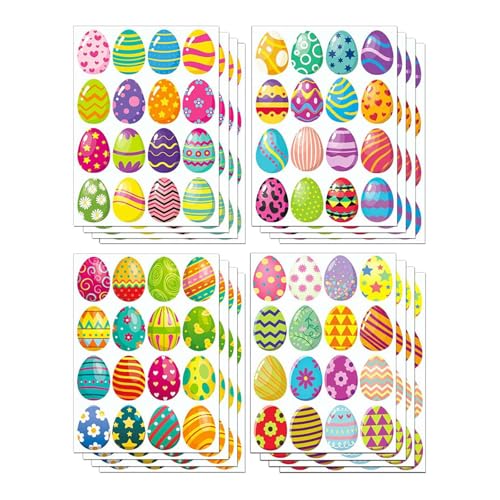 256Pcs Eier Dekorative Aufkleber Für Journal Laptop Telefon Fall Festival Party Aufkleber Aufkleber Für Umschlag Karte Verpackung von HVRFJXI