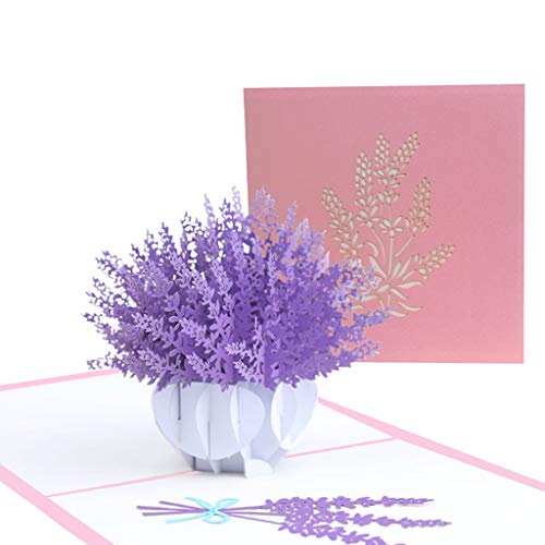 HVRFJXI 3D Ornament Mit Lavendel Segen Dekoration Zubehör Für Thanksgiving Valentinstag Freundin Freund von HVRFJXI