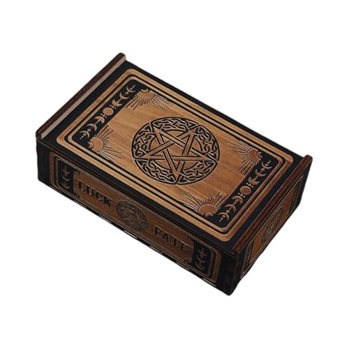 Holz Tarot Karte Lagerung Fall Push Pull Tarot Karten Box Astrologys Schmuck Box Für Wahrsagerei Hexe Dekoration von HVRFJXI