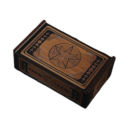 Holz Tarot Karte Lagerung Fall Push Pull Tarot Karten Box Astrologys Schmuck Box Für Wahrsagerei Hexe Dekoration von HVRFJXI