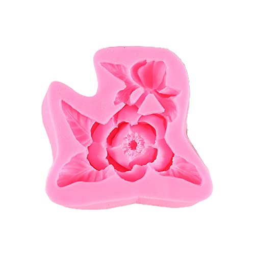 Pflanze Blumen Geformt Silikon Harz Form Fondant Form Kuchen Liefert Gebäck Backen Werkzeuge Handgemachte Seifenform von HVRFJXI