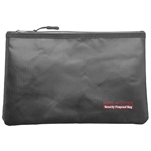 HVVENTY Tragbarer, feuerfester wasserdichter Dokumentenumschlag, Aktenordner, Geldbeutel, feuerfeste Geldtasche, Lipo Safe Bag B von HVVENTY