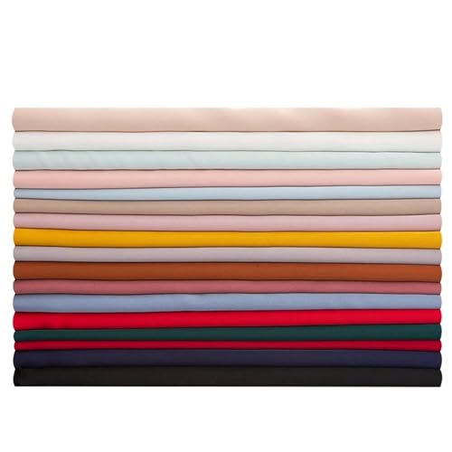 HWJFDC Satin-Stoff, 150 cm breit, Chiffon-Pyjama, hautfreundlicher Stoff, Satin, Kirt Mieder, Hemden, Heimtextilien, DIY, handgefertigt (1,150 x 150 cm) von HWJFDC