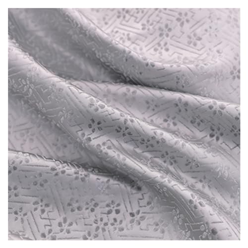 HWJFDC Satin-Stoff, Satin-Kleiderstoff, Brokat, Jacquard-Stoffe für Cheongsam und Kimono, Material für DIY-Nähtaschen (Yinhui) von HWJFDC