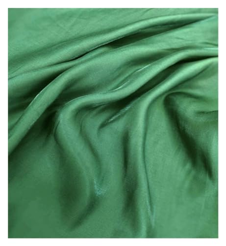 HWJFDC Satin-Stoff, farbiger Glas-Seiden-Satin-Farbverlauf, Kleid, Hochzeit, helles Gesicht, Babykleidung, Stoff, DIY, Meerjungfrauen-Hintergrund, Tischdecke (grün) von HWJFDC