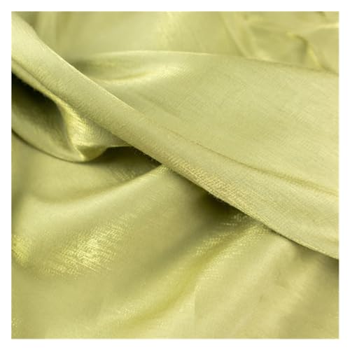 HWJFDC Satin-Stoff, farbiger Glas-Seiden-Satin-Farbverlauf, Kleid, Hochzeit, helles Gesicht, Babykleidung, Stoff, DIY, Meerjungfrauen-Hintergrund, Tischdecke (hellgrün) von HWJFDC