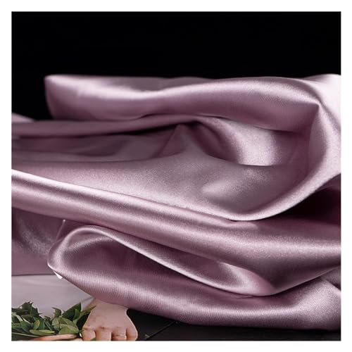 HWJFDC Satinstoff, seidig, heller Satin-Stoff zum Nähen, weich, glänzend, mittelschwer, geeignet für Kleid oder Polstermöbel, 10,150 x 2,7 m von HWJFDC