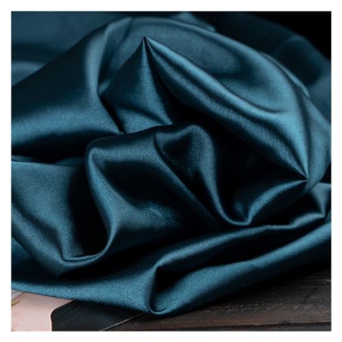 HWJFDC Satinstoff, seidig, heller Satin-Stoff zum Nähen, weich, glänzend, mittelschwer, geeignet für Kleid oder Polstermöbel, 20,150 cm x 9,5 m von HWJFDC