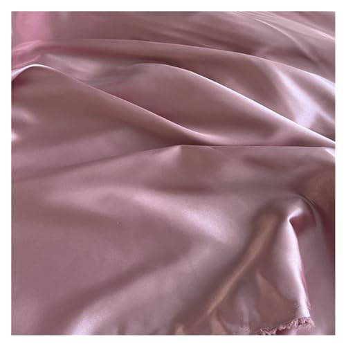 HWJFDC Satinstoff, seidig, heller Satin-Stoff zum Nähen, weich, glänzend, mittelschwer, geeignet für Kleid oder Polstermöbel, 6,150 cm x 9,1 m von HWJFDC