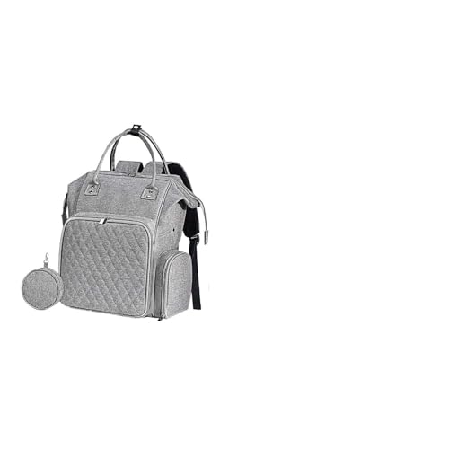 HWJFDC Stricktasche Stricktasche, Rucksack, Aufbewahrungs-Organizer, Stränge, Häkeltasche, Strick-Einkaufstasche(Gray) von HWJFDC