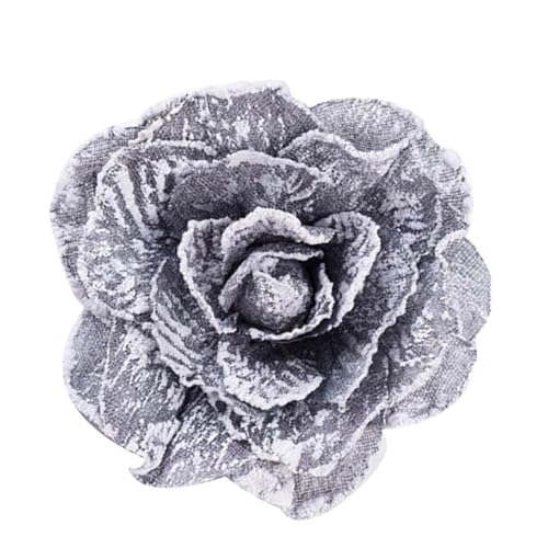 HWJFDC Verdrehte Gardinenhalter 3 Stück Blume Vorhänge Raffhalter Clip Stil Rose Vorhänge Raffhalter Dekor Magnet Vorhänge Schnalle Fenster Sichtschutz Vorhanghalter(Gray) von HWJFDC