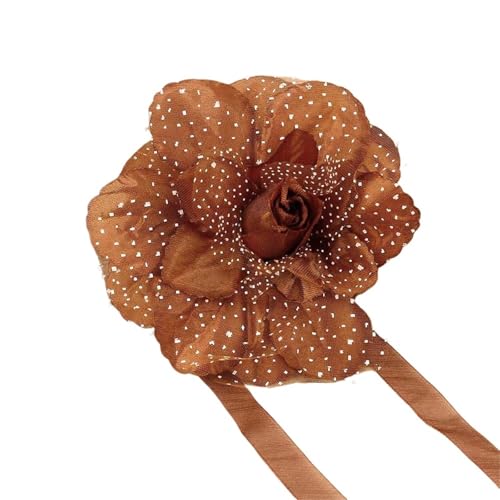 Verdrehte Gardinenhalter 4 stücke Pfingstrose Blume Fenster Vorhang Riemen Vorhang Clip Vorhang Halter Raffhalter Schnalle Clips Hängen Raffhalter Vorhang Hause Decor(Coffee) von HWJFDC