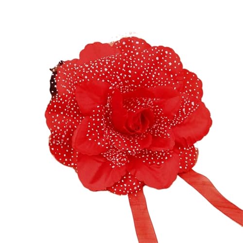 Verdrehte Gardinenhalter 4 stücke Pfingstrose Blume Fenster Vorhang Riemen Vorhang Clip Vorhang Halter Raffhalter Schnalle Clips Hängen Raffhalter Vorhang Hause Decor(Red) von HWJFDC