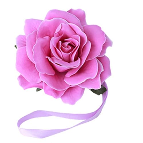 Verdrehte Gardinenhalter Blumen Magnetische Vorhang Clip Vorhang Halter Raffhalter Schnalle Clips Hängende Kugel Schnalle Raffhalter Vorhang Zubehör Wohnkultur(Purple,2 pcs) von HWJFDC