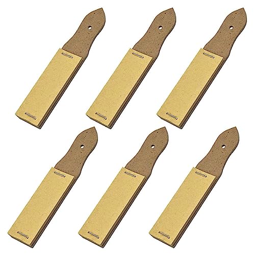 HWXZUUO Schleifpapierstiftzeiger Spitzer 2 Schicht Bleistiftspitze Polierwischer Skizze Tool 6pcs Sandpapierschärfer von HWXZUUO