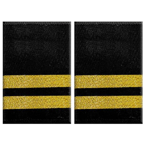 Captain Epauletten Streifen Schulterzubehör für Uniformen Drama Play Schulter Board Schulter Schmuck von HXNH